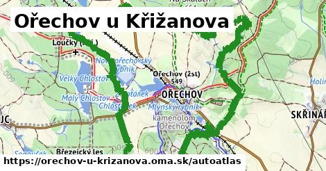 ikona Mapa autoatlas v orechov-u-krizanova