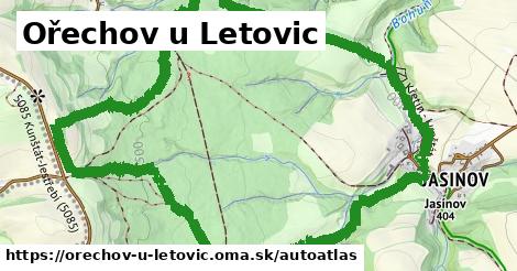 ikona Mapa autoatlas v orechov-u-letovic