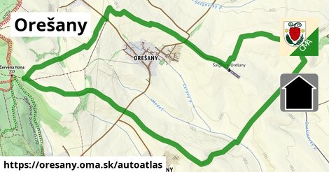 ikona Mapa autoatlas v oresany