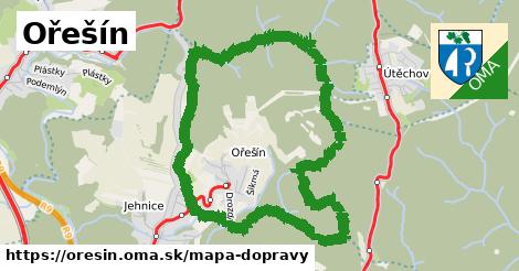 ikona Mapa dopravy mapa-dopravy v oresin