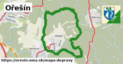 ikona Mapa dopravy mapa-dopravy v oresin