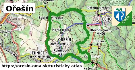 ikona Turistická mapa turisticky-atlas v oresin