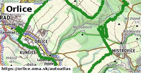 ikona Mapa autoatlas v orlice