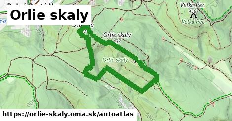 ikona Mapa autoatlas v orlie-skaly