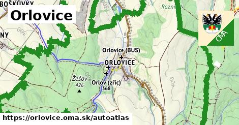 ikona Mapa autoatlas v orlovice