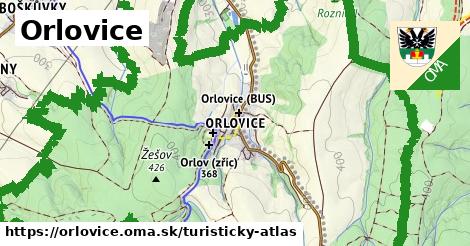 ikona Turistická mapa turisticky-atlas v orlovice