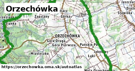 ikona Mapa autoatlas v orzechowka