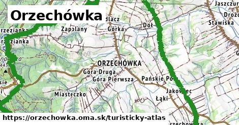 ikona Turistická mapa turisticky-atlas v orzechowka