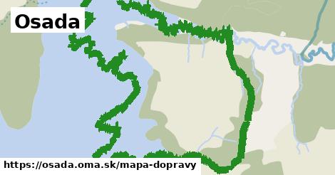 ikona Osada: 0 m trás mapa-dopravy v osada