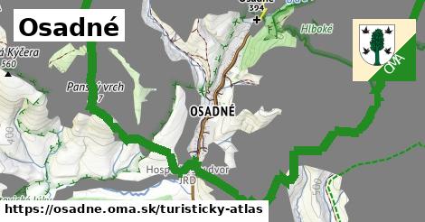 ikona Turistická mapa turisticky-atlas v osadne