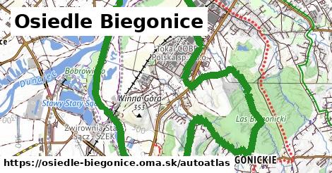 ikona Mapa autoatlas v osiedle-biegonice