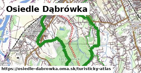 ikona Turistická mapa turisticky-atlas v osiedle-dabrowka