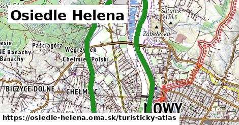 ikona Turistická mapa turisticky-atlas v osiedle-helena