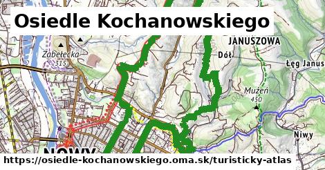 ikona Turistická mapa turisticky-atlas v osiedle-kochanowskiego