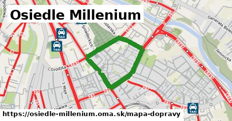 ikona Mapa dopravy mapa-dopravy v osiedle-millenium