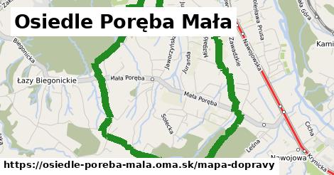 ikona Mapa dopravy mapa-dopravy v osiedle-poreba-mala