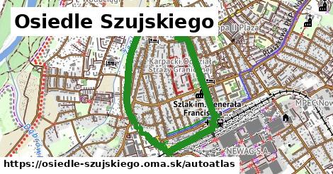 ikona Mapa autoatlas v osiedle-szujskiego