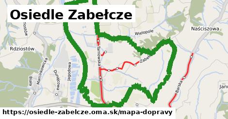 ikona Osiedle Zabełcze: 18 km trás mapa-dopravy v osiedle-zabelcze