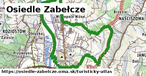 ikona Turistická mapa turisticky-atlas v osiedle-zabelcze