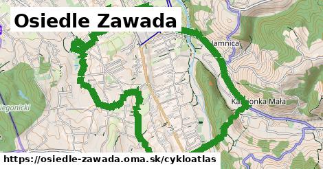 ikona Cyklo cykloatlas v osiedle-zawada