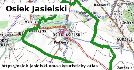 ikona Turistická mapa turisticky-atlas v osiek-jasielski