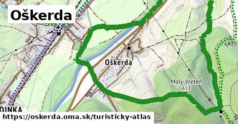 ikona Oškerda: 0 m trás turisticky-atlas v oskerda
