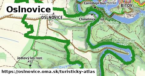 ikona Turistická mapa turisticky-atlas v oslnovice