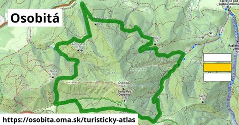 ikona Turistická mapa turisticky-atlas v osobita