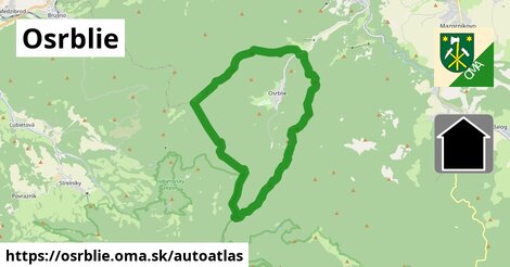 ikona Mapa autoatlas v osrblie