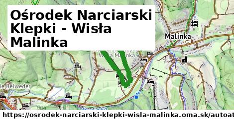 ikona Mapa autoatlas v osrodek-narciarski-klepki-wisla-malinka