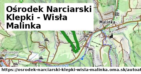 ikona Mapa autoatlas v osrodek-narciarski-klepki-wisla-malinka