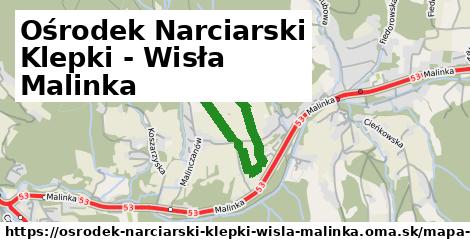 ikona Mapa dopravy mapa-dopravy v osrodek-narciarski-klepki-wisla-malinka