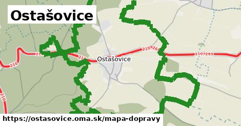 ikona Ostašovice: 2,1 km trás mapa-dopravy v ostasovice