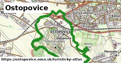 ikona Turistická mapa turisticky-atlas v ostopovice