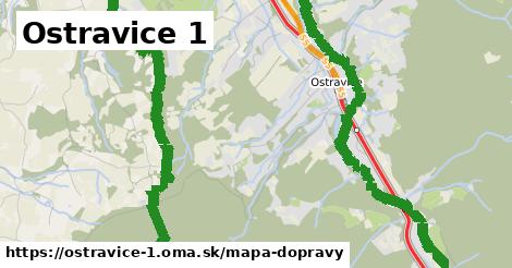 ikona Ostravice 1: 20 km trás mapa-dopravy v ostravice-1