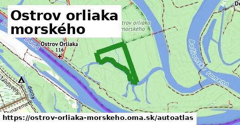 ikona Mapa autoatlas v ostrov-orliaka-morskeho