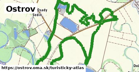 ikona Ostrov: 0 m trás turisticky-atlas v ostrov