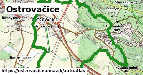 ikona Mapa autoatlas v ostrovacice