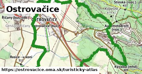 ikona Turistická mapa turisticky-atlas v ostrovacice