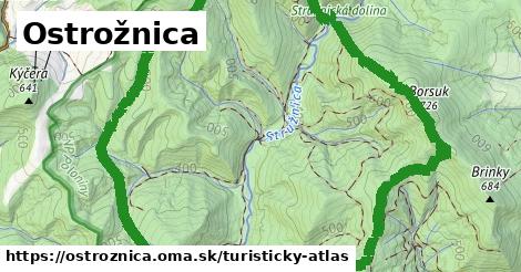 ikona Turistická mapa turisticky-atlas v ostroznica