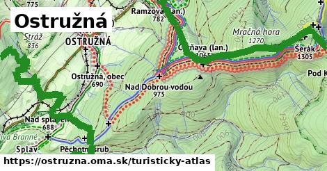 ikona Turistická mapa turisticky-atlas v ostruzna