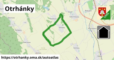 ikona Mapa autoatlas v otrhanky