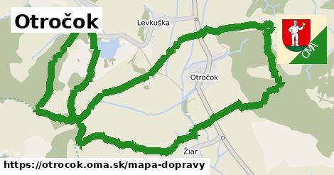 ikona Otročok: 0 m trás mapa-dopravy v otrocok