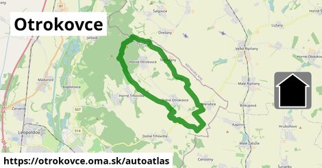 ikona Mapa autoatlas v otrokovce