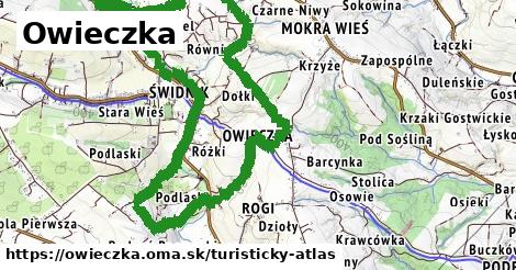 ikona Turistická mapa turisticky-atlas v owieczka