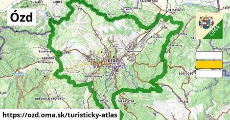 ikona Turistická mapa turisticky-atlas v ozd