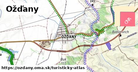 ikona Turistická mapa turisticky-atlas v ozdany