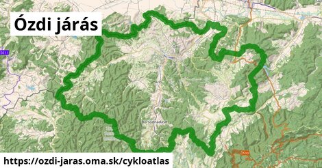 ikona Cyklo cykloatlas v ozdi-jaras