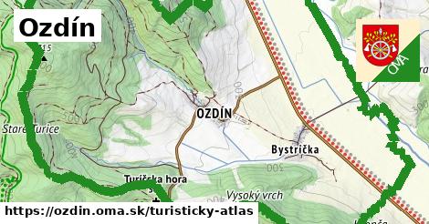 ikona Turistická mapa turisticky-atlas v ozdin