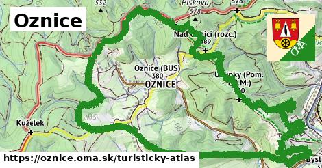 ikona Turistická mapa turisticky-atlas v oznice